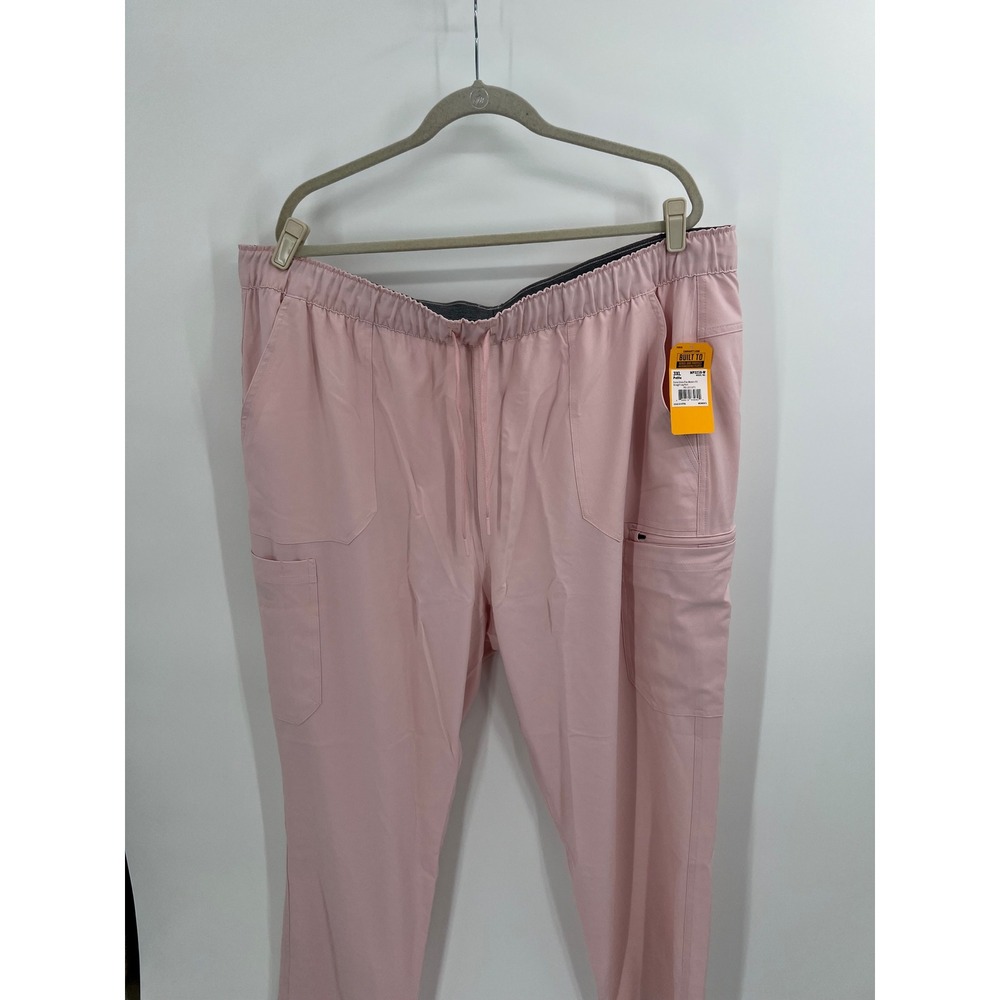 Carhartt Force Cross-Flex Modern Fit Straight Leg Scrub Pants Pink 3XL Petite